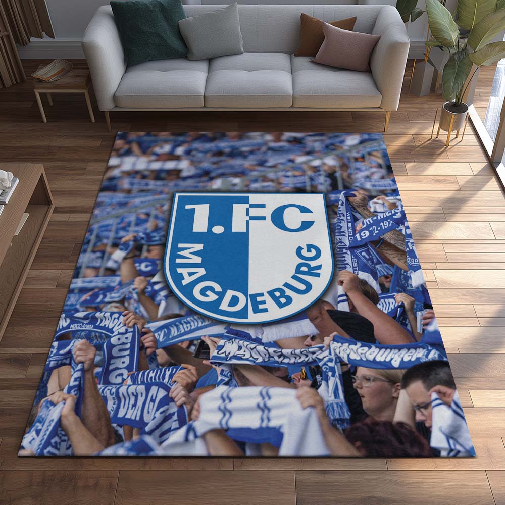 1. FC Magdeburg - FCM Teppich - Design 08 - Teppich für Fans