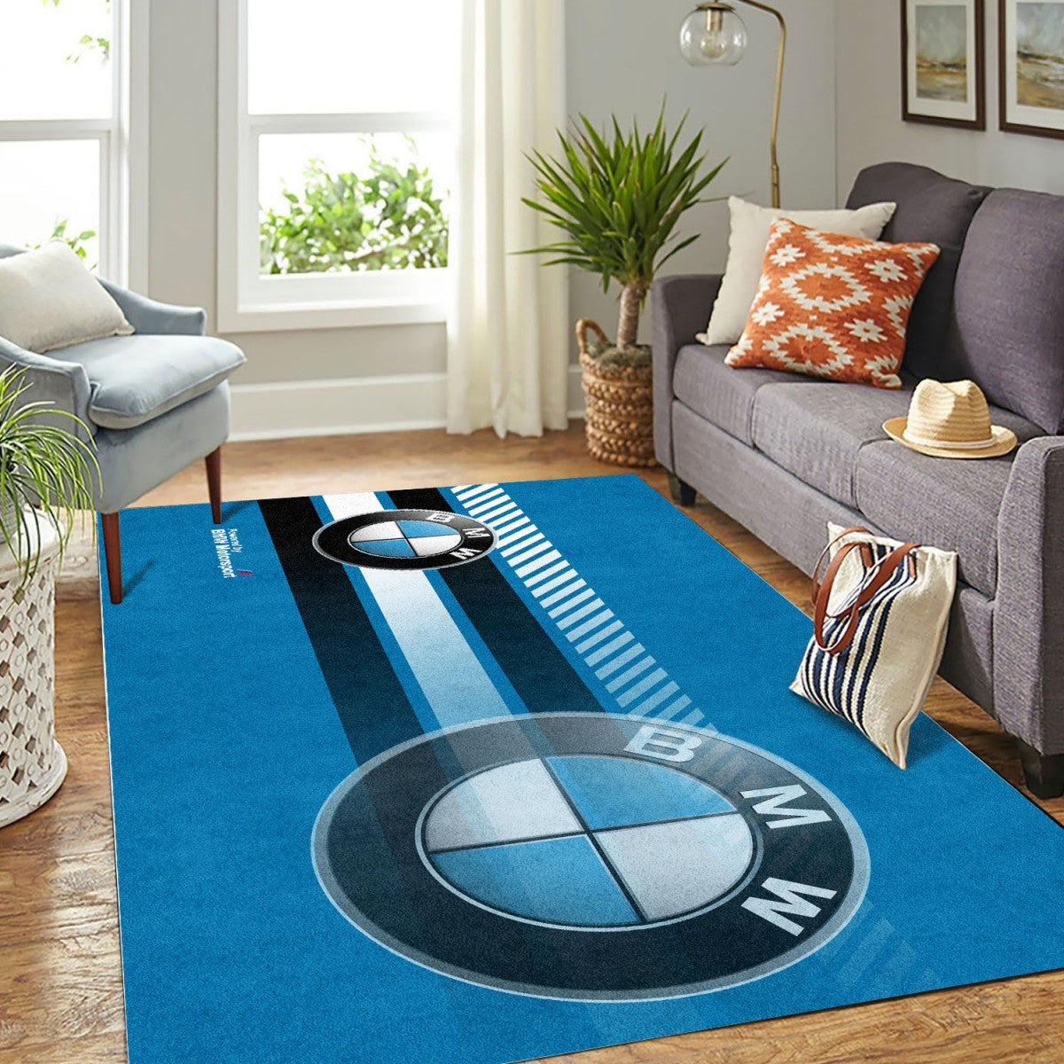 BMW Motorsport Teppich - Teppich mit Automotiv-Motiv