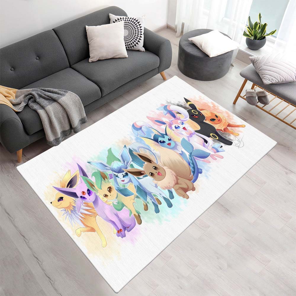Alle Evoli-Entwicklungen Pokémon - All Eevee Evolutions Pokemon 1001 Teppich - TOK