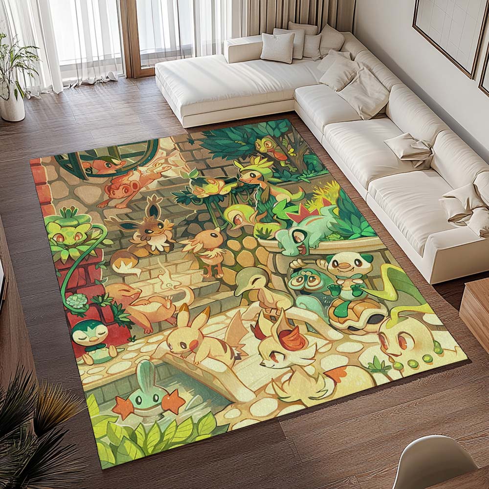 Alle Pflanzen-Pokémon 6 Teppich - TOK 2