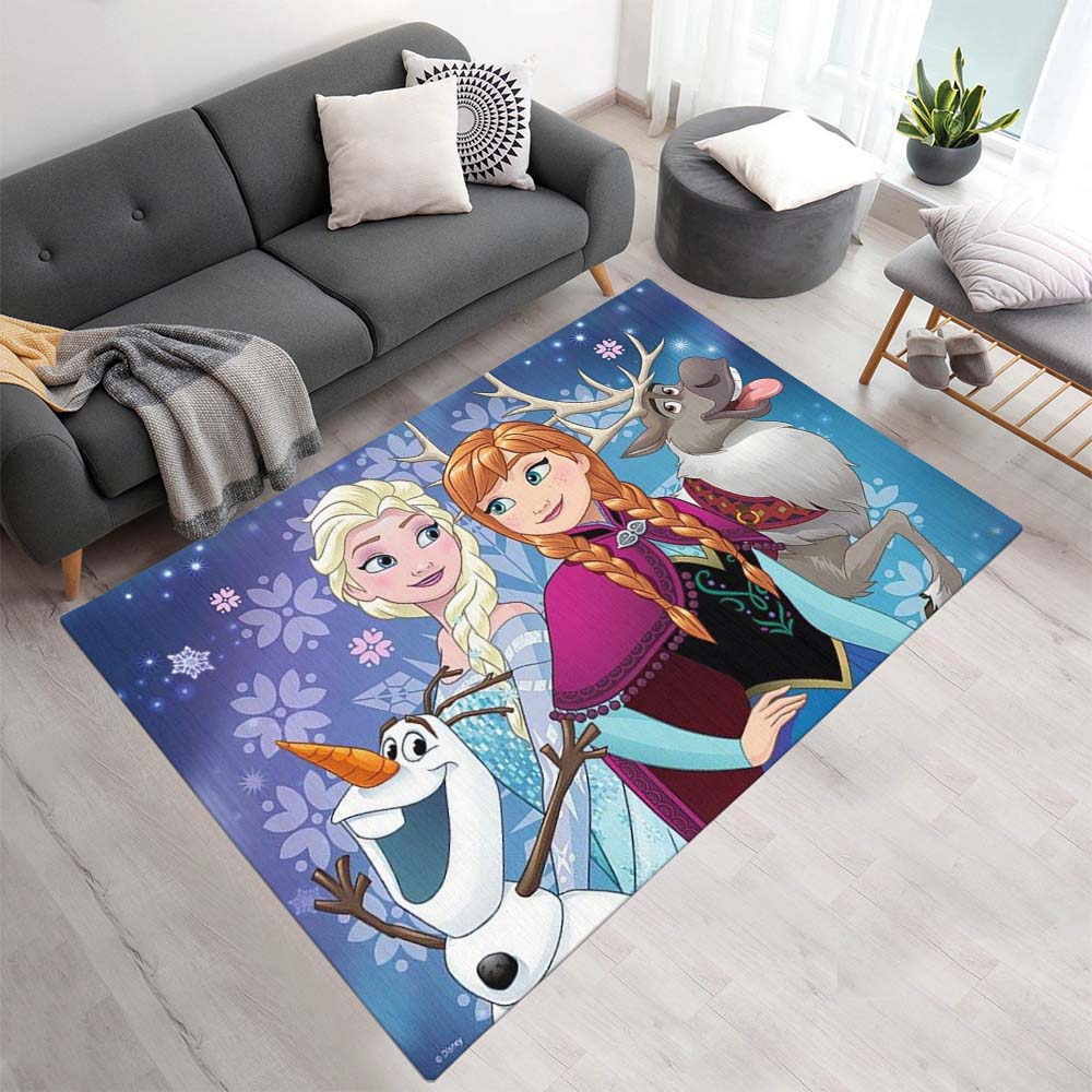 Anna Elsa Olaf Die Eiskönigin - Frozen Disney 1007 Teppich - TOK