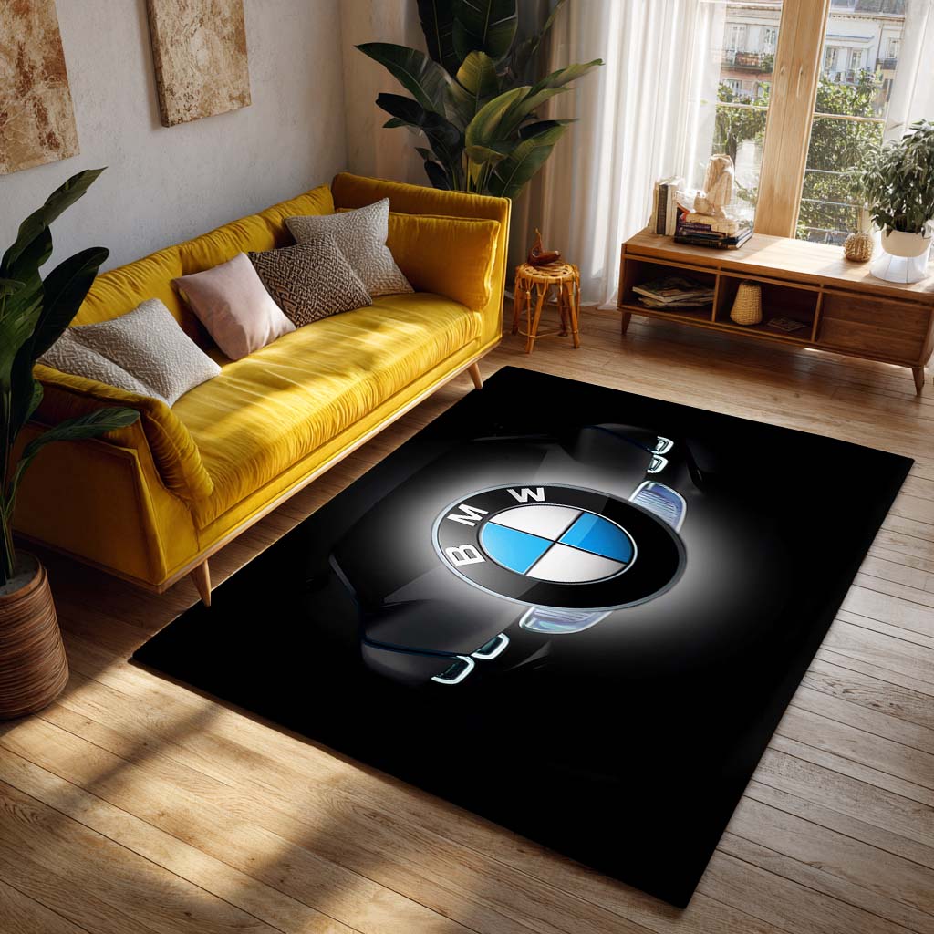 BMW Dark Background Teppich - Teppich mit Automotiv-Motiv-2