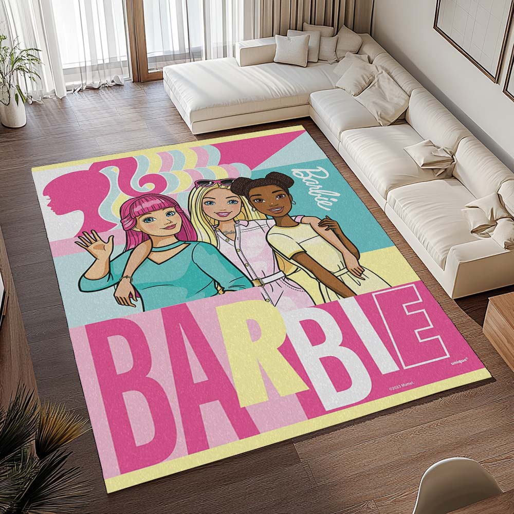 Barbie – Drei Mädchen Teppich - TOK 2