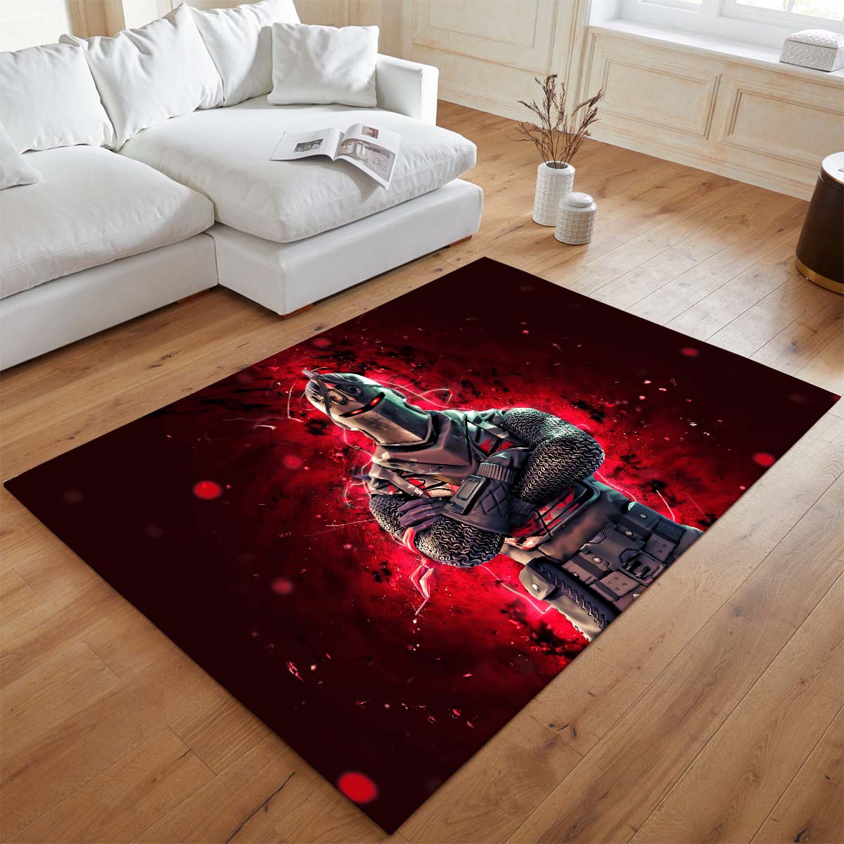 Schwarzer Ritter Fortnite-Skin Teppich - TOK 2