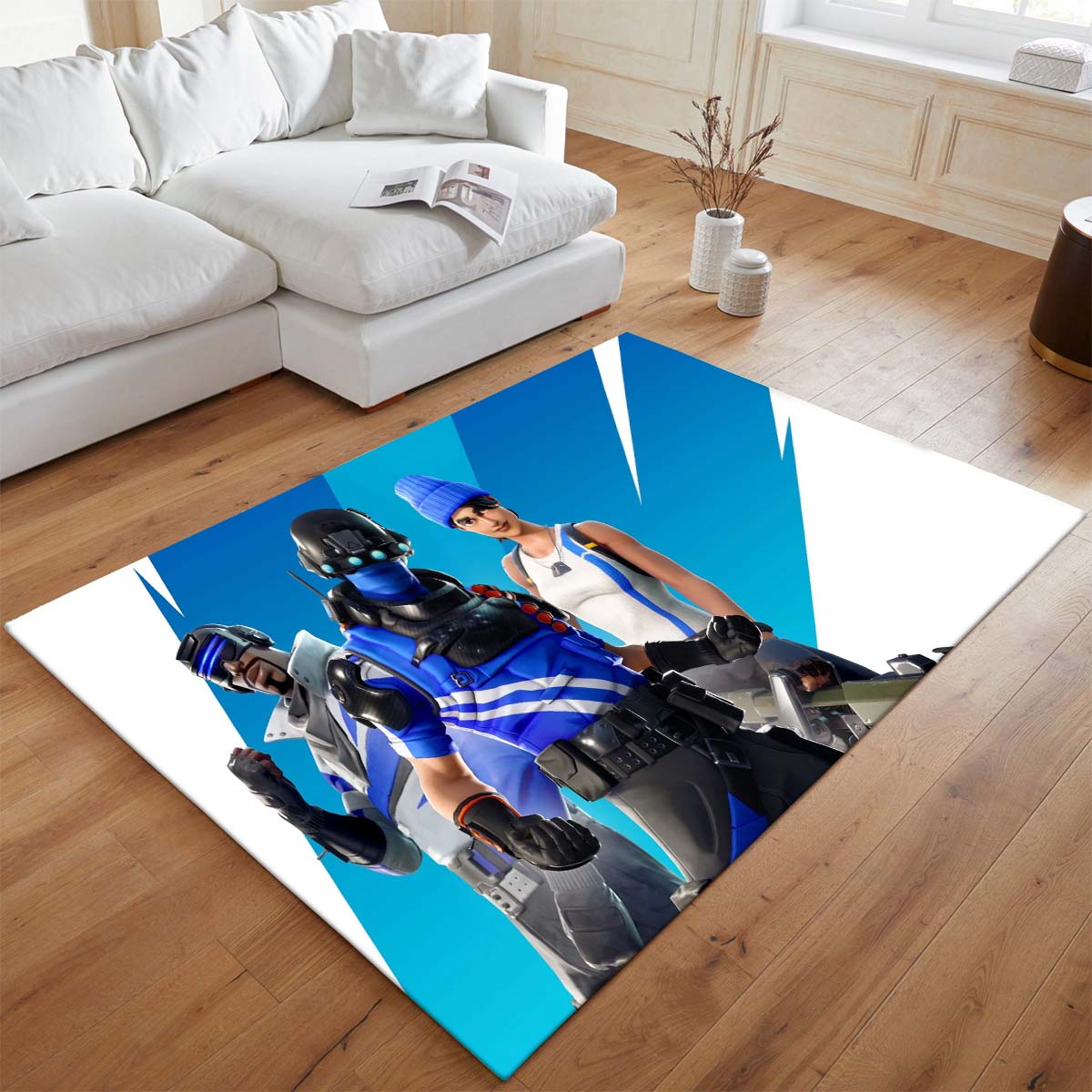 Blauteam-Anführer-Skin Fortnite 5 Teppich - TOK 2