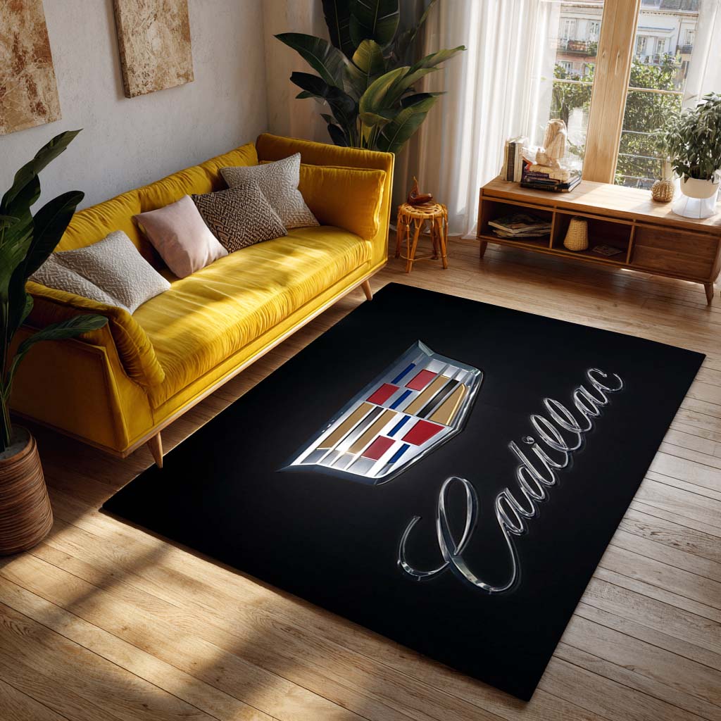 Cadillac Dark Background Teppich - Teppich mit Automotiv-Motiv-2
