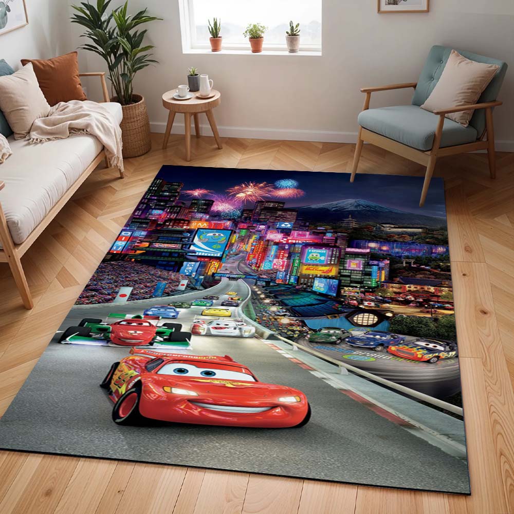 Cars 95 – Lightning McQueen auf der Tokyostraße Teppich - TOK