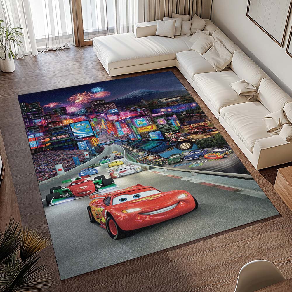Cars 95 – Lightning McQueen auf der Tokyostraße Teppich - TOK 2