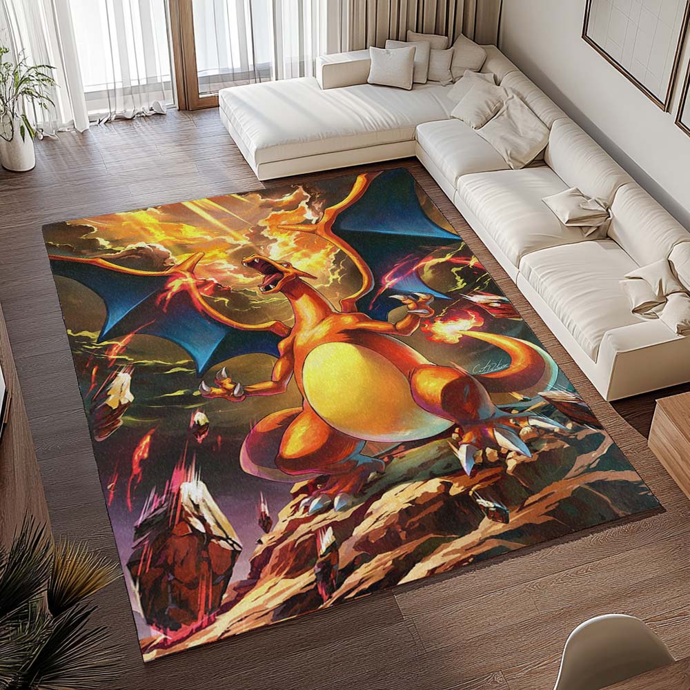 Glurak Pokémon - Charizard Pokemon 6 Teppich - TOK 2