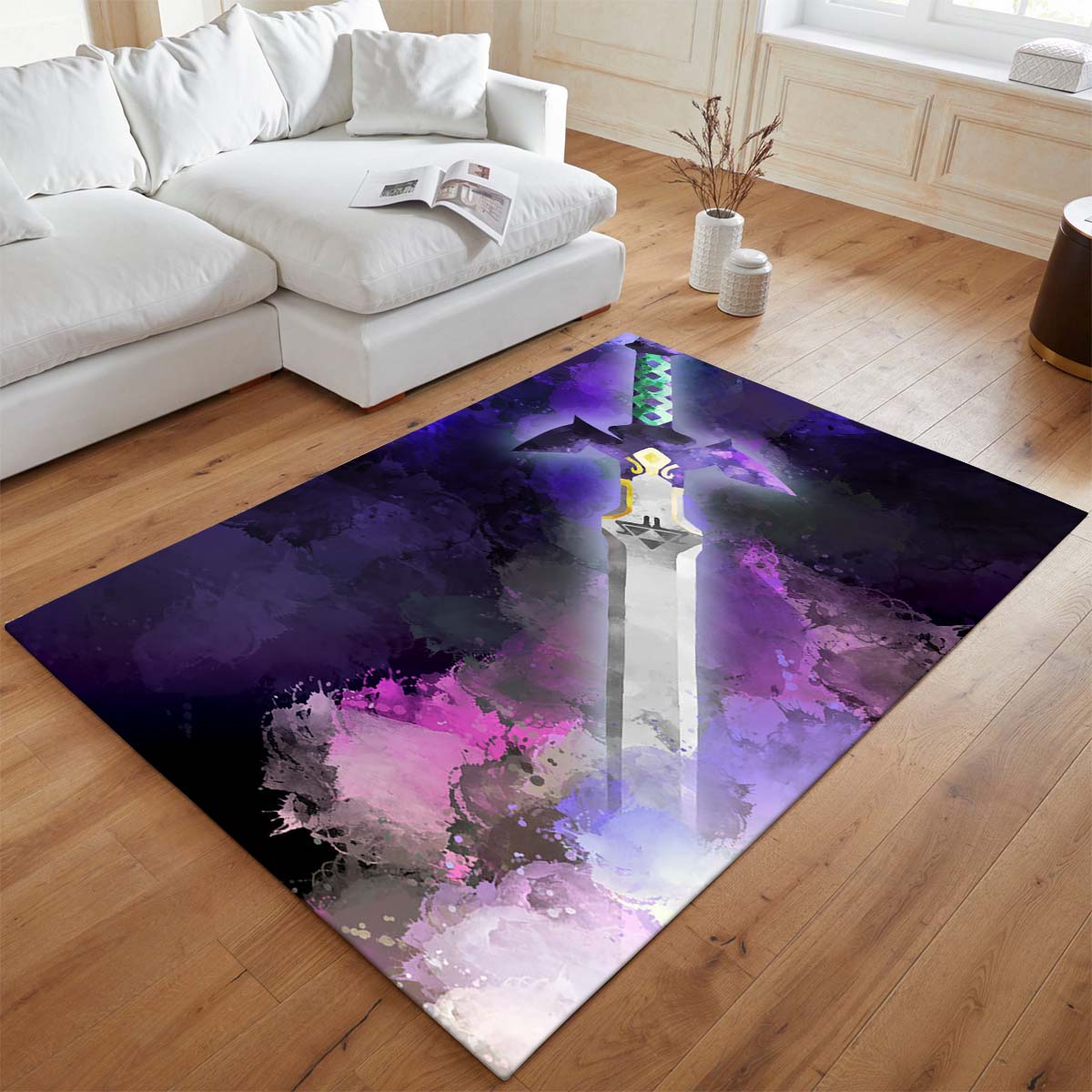 Dunkles Master-Schwert Die Legende von Zelda Teppich - TOK 2