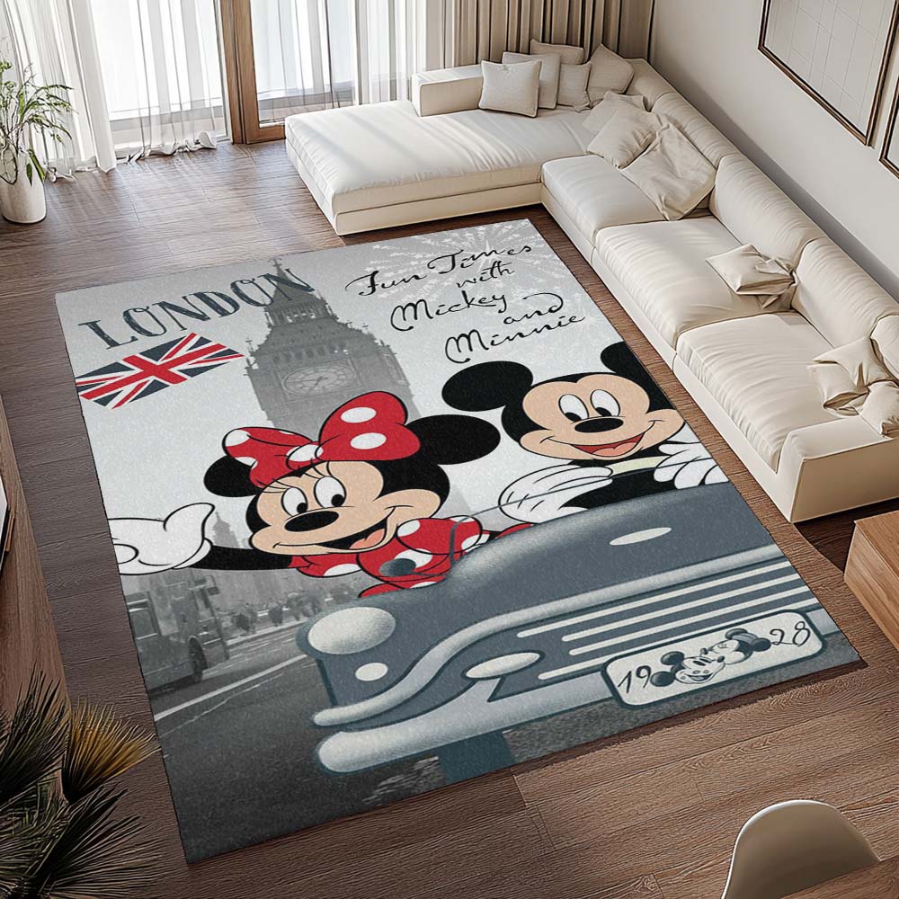 Disney – Micky Maus und Minnie Maus in London Teppich - TOK 2