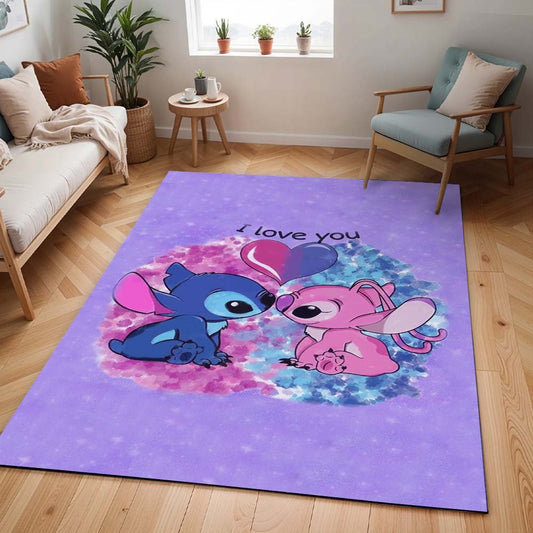 Disney Stitch und Angel verliebt 2 Teppich - TOK