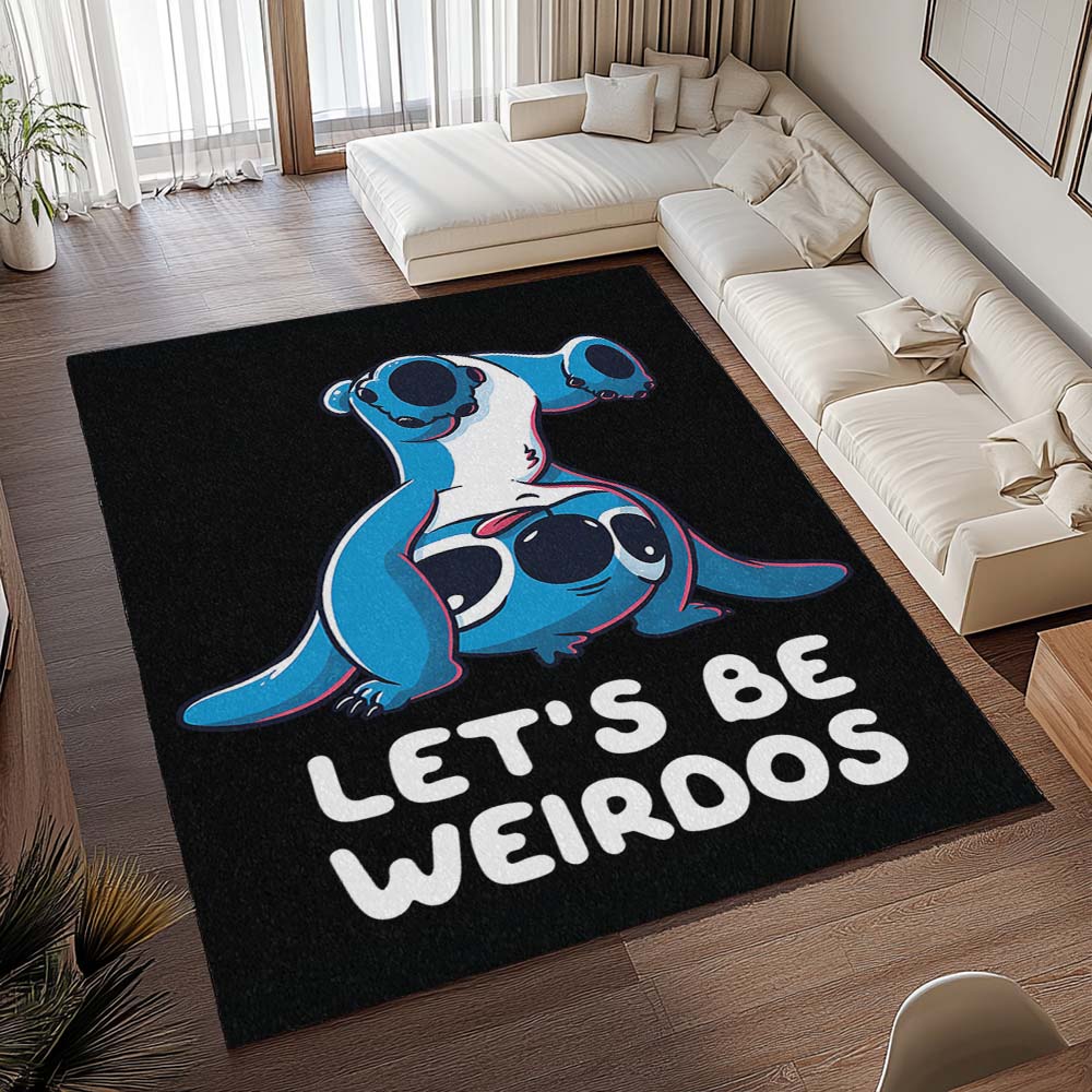 Disney Stitch Lass uns seltsam sein Teppich - TOK 2