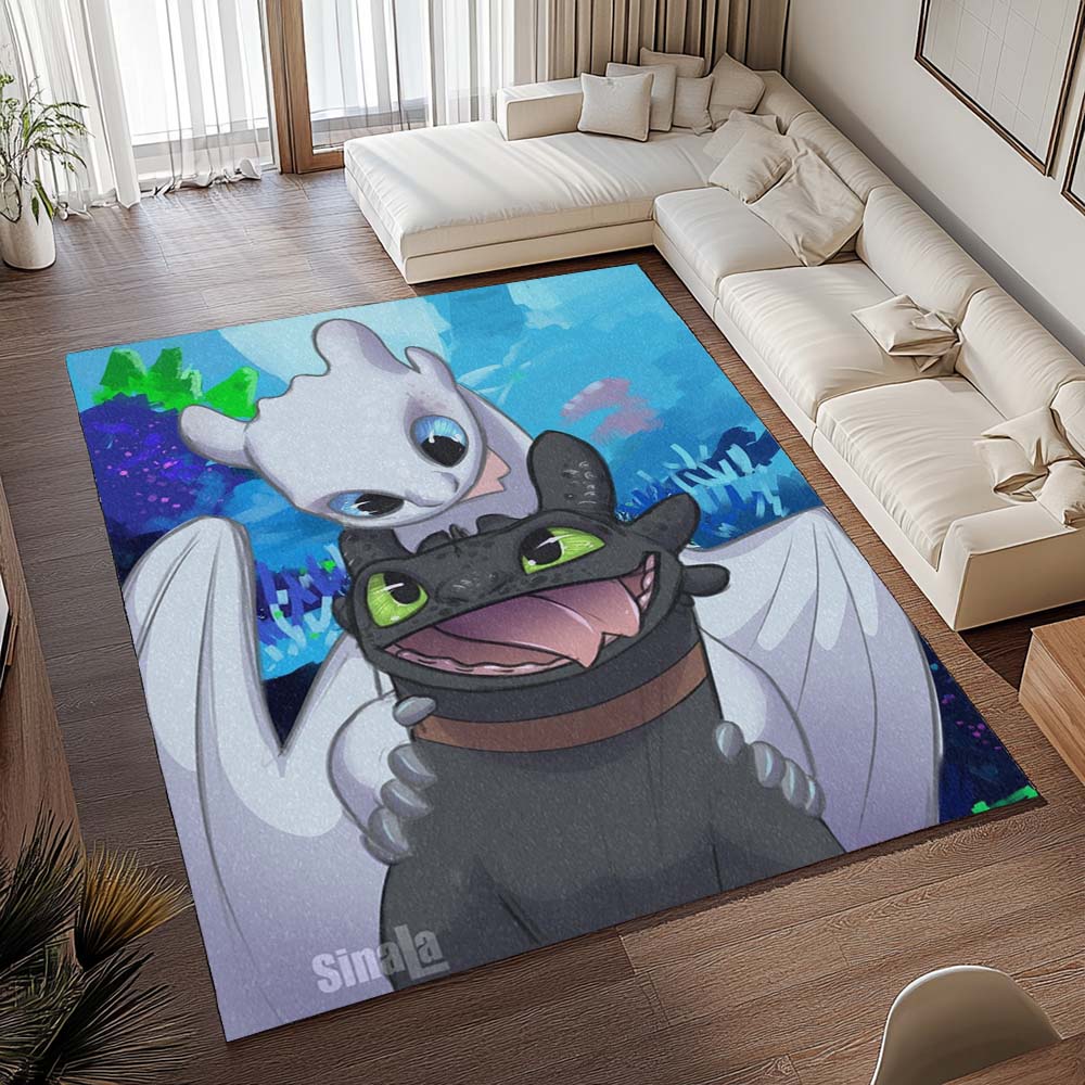 Drachen – Ohnezahn und Tagschatten 12 - Dragons Teppich - TOK 2