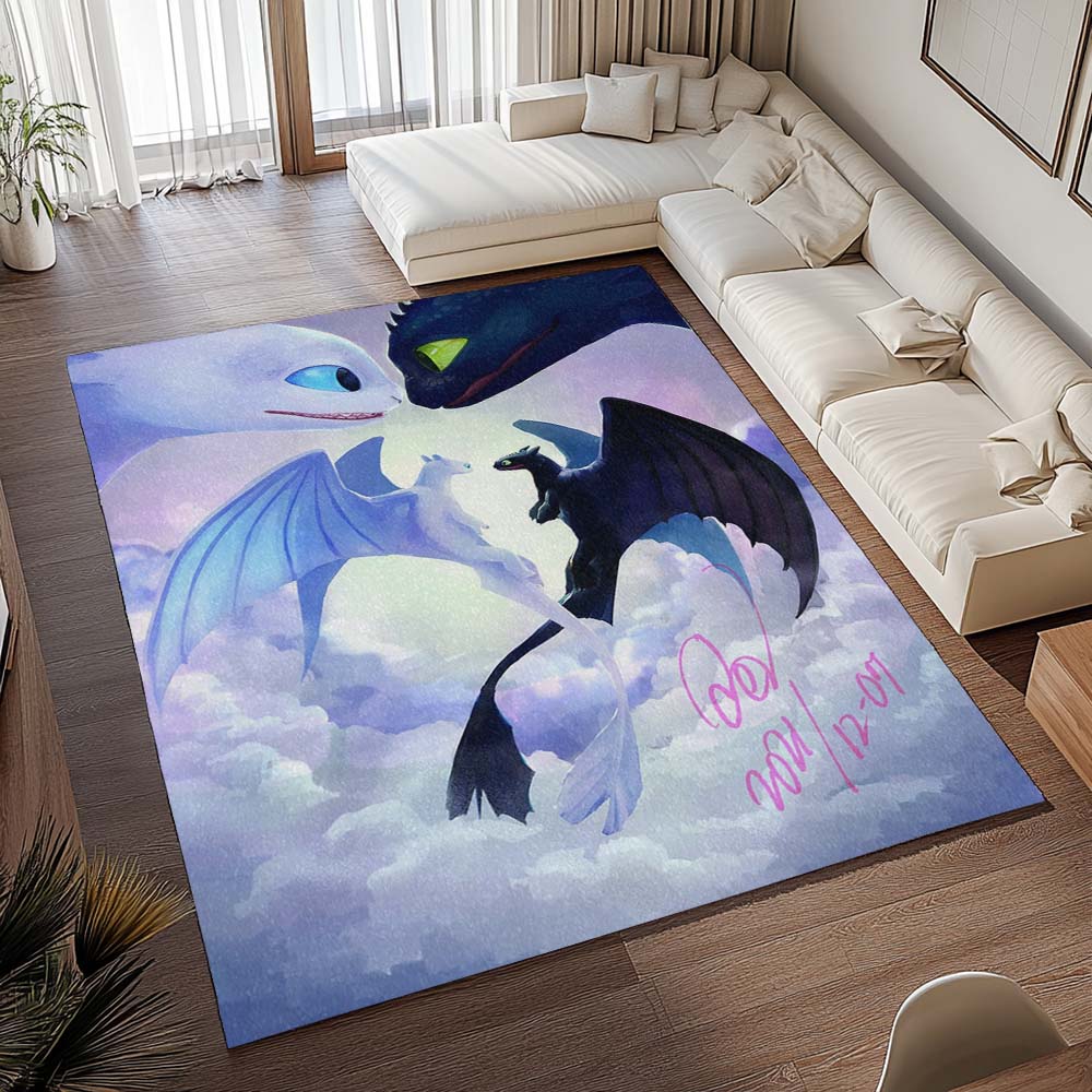 Drachen – Ohnezahn und Tagschatten 2 - Dragons Teppich - TOK 2