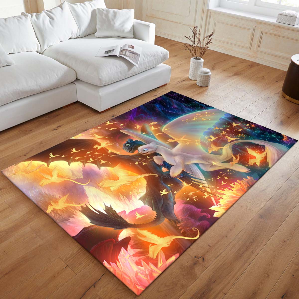 Drachen – Ohnezahn und Tagschatten 3 - Dragons Teppich - TOK 2