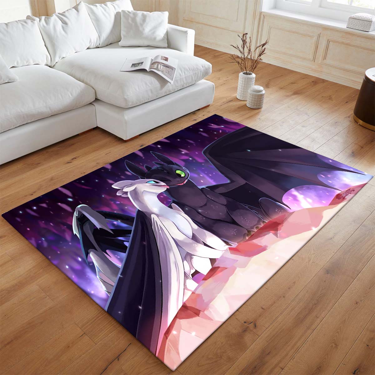 Drachen – Ohnezahn und Tagschatten 4 - Dragons Teppich - TOK 2