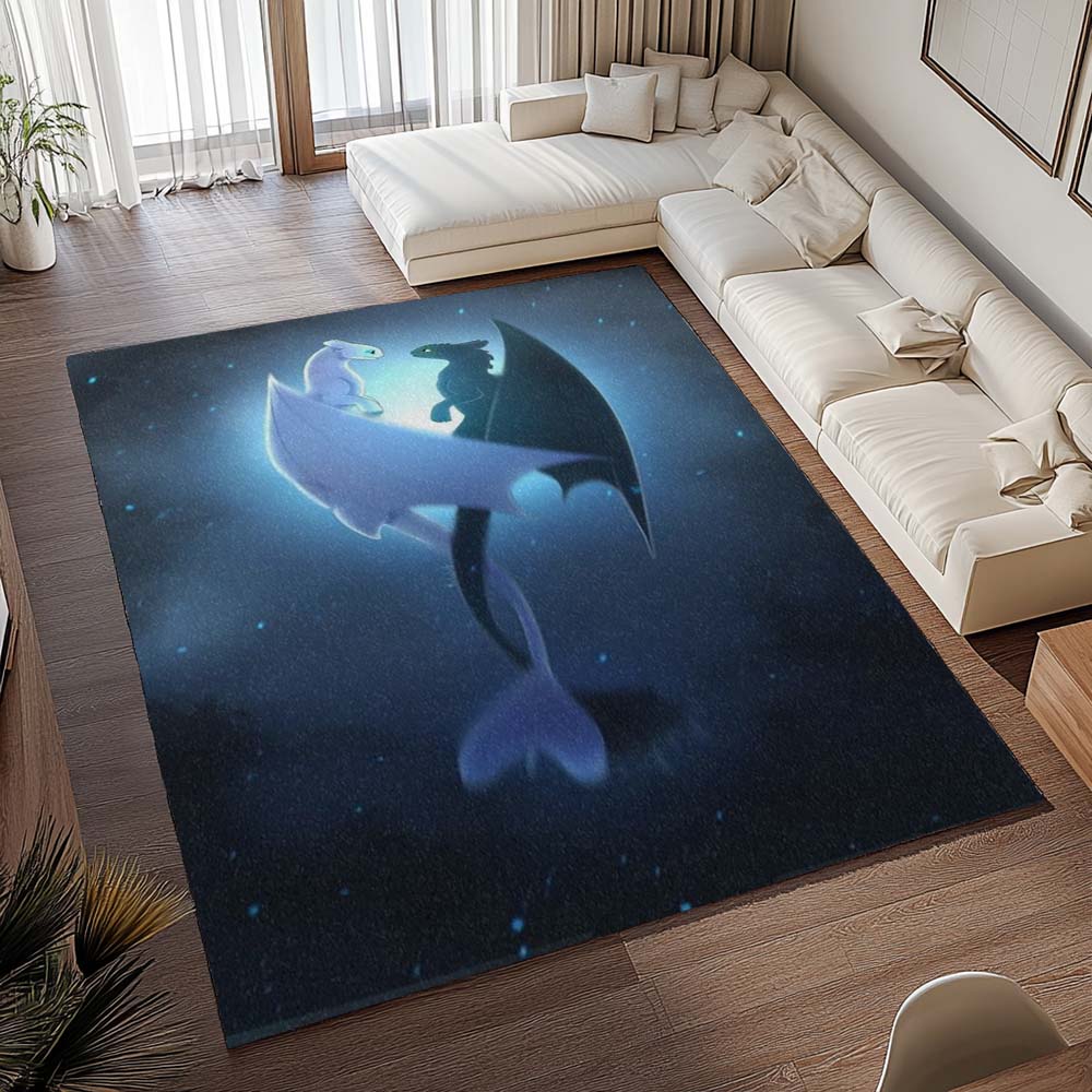 Drachen – Ohnezahn und Tagschatten 6 - Dragons Teppich - TOK 2