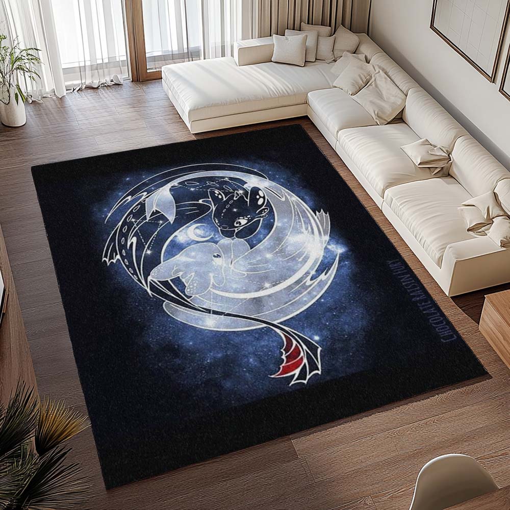 Drachen – Ohnezahn und Tagschatten 7 - Dragons Teppich - TOK 2