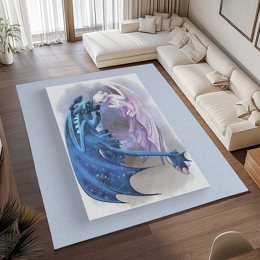 Drachen – Ohnezahn und Tagschatten 8 - Dragons Teppich - TOK 2