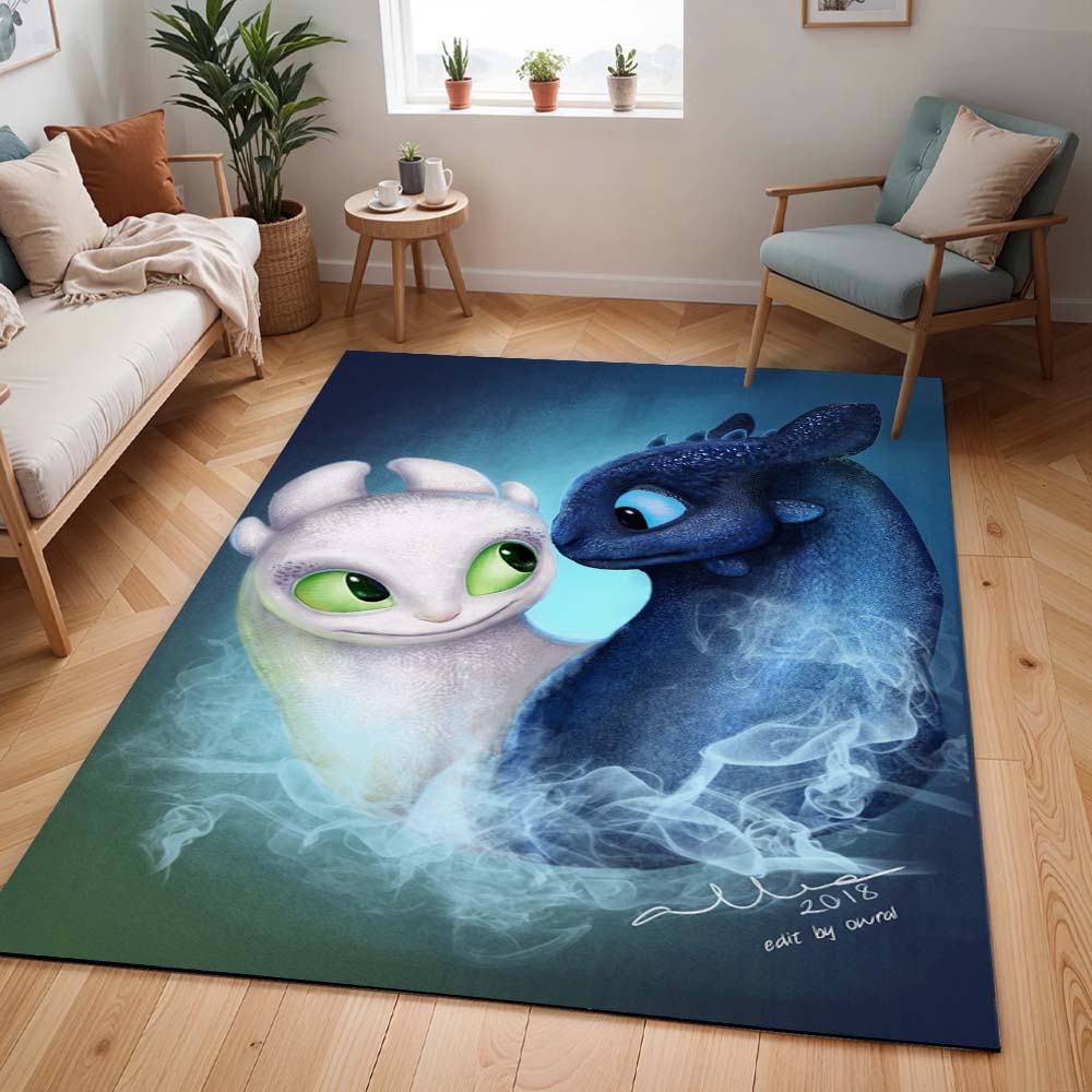 Drachen – Ohnezahn und Tagschatten 9 - Dragons Teppich - TOK