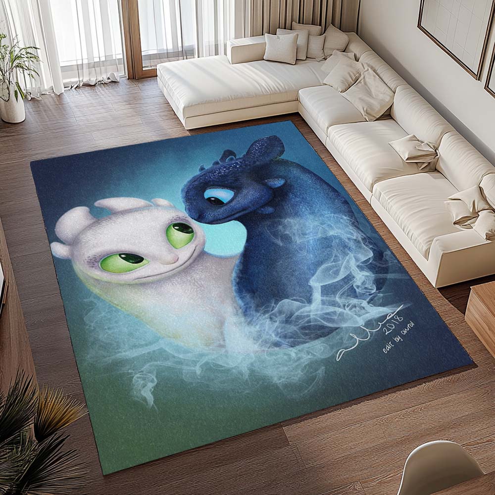 Drachen – Ohnezahn und Tagschatten 9 - Dragons Teppich - TOK 2