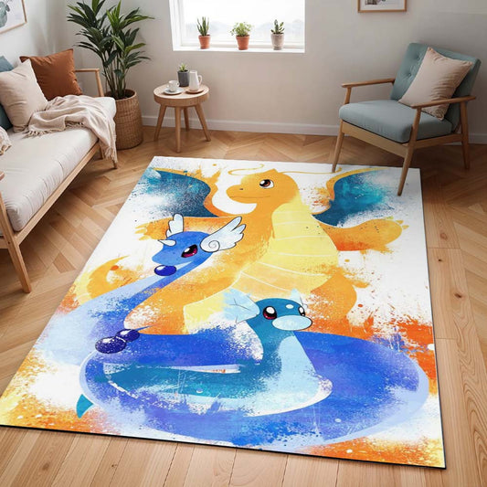 Dratini Dragonir Dragoran Pokémon - Dratini Dragonair Dragonite Pokemon Teppich - TOK
