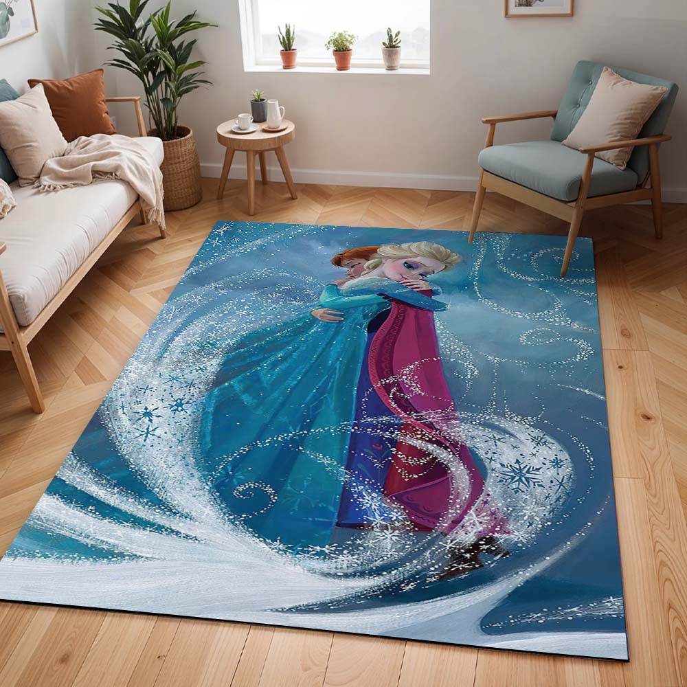 Elsa Anna Die Eiskönigin - Frozen Teppich - TOK