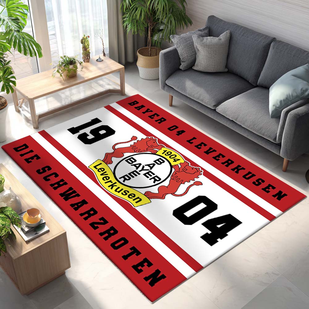 FC Bayer 04 Leverkusen - B04 Teppich - Design 04 - Teppich für Fans