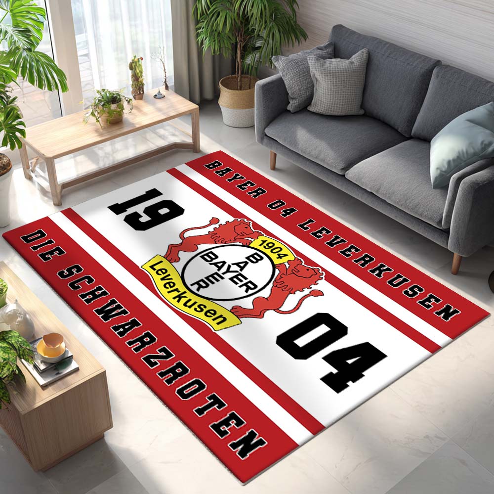 FC Bayer 04 Leverkusen - B04 Teppich - Design 03 - Teppich für Fans