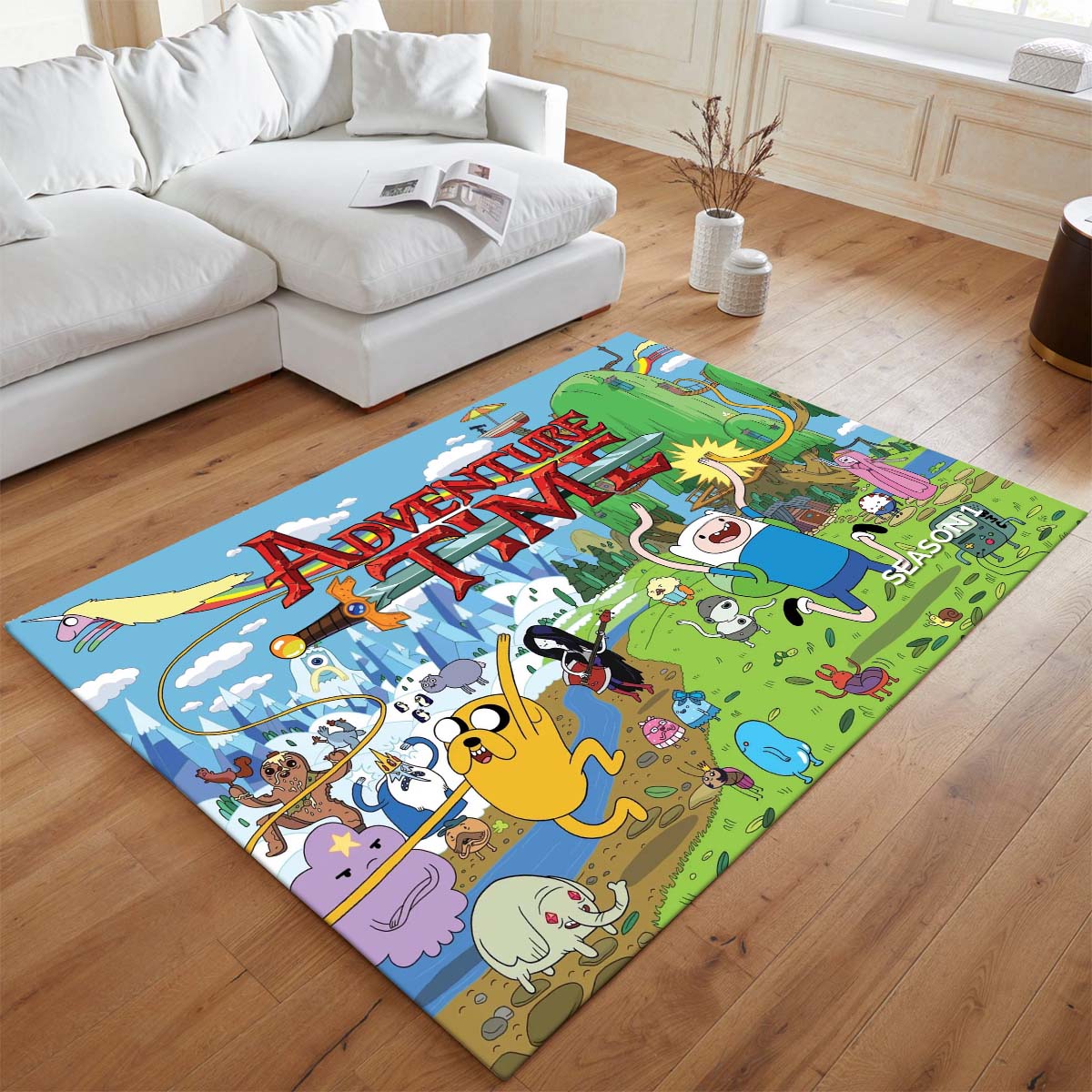 Fortnite Adventure Time Skin Jake der Hund und Finn der Mensch Teppich - TOK 2