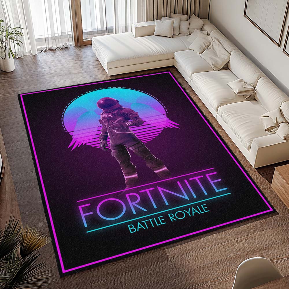 Fortnite Battle Royale Weltraum Galaxie Retro Teppich - TOK 2