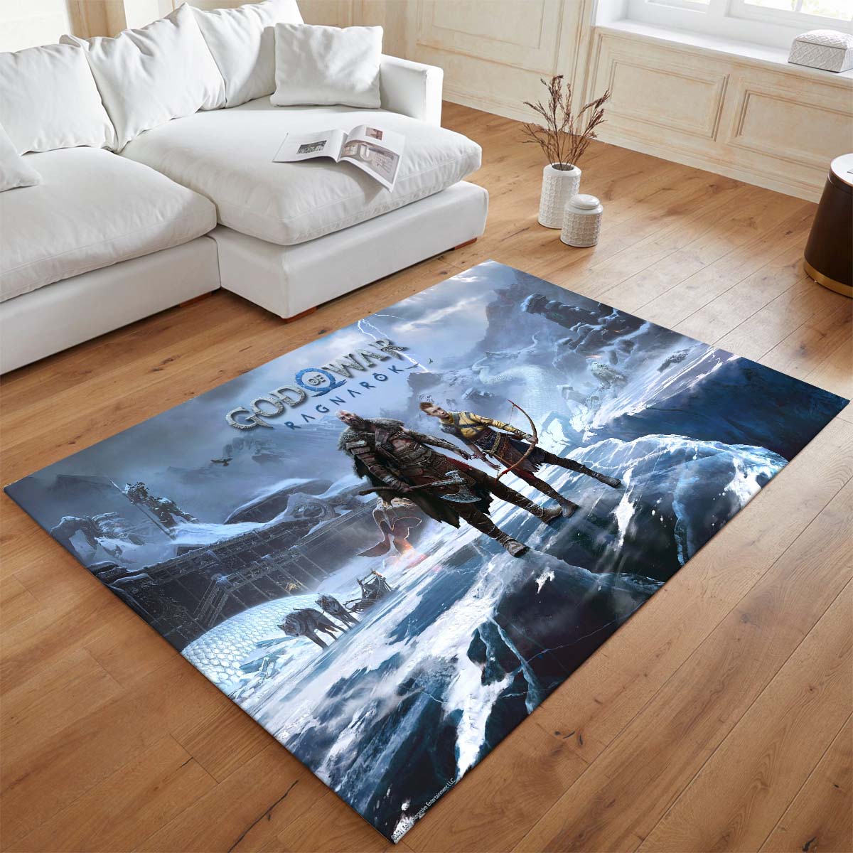 God of War Ragnarök Geist von Sparta und Loki Teppich - TOK 2