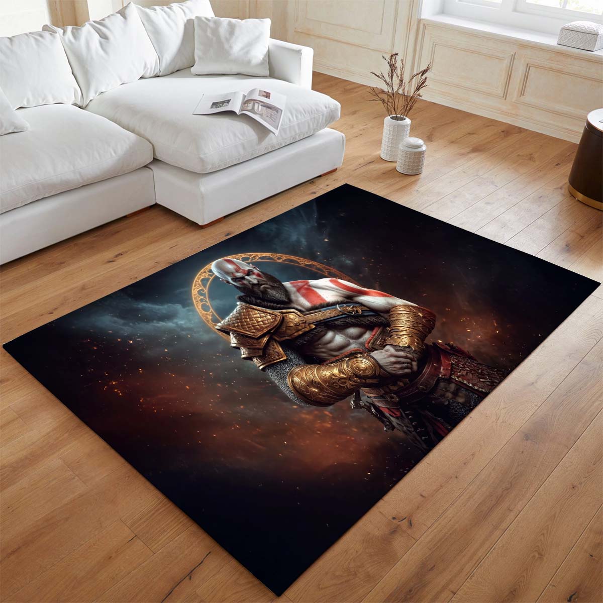 God of War Ragnarök Kratos Geist von Sparta 10 Teppich - TOK 2