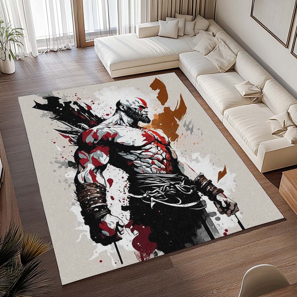 God of War Ragnarök Kratos Geist von Sparta 4 Teppich - TOK 2