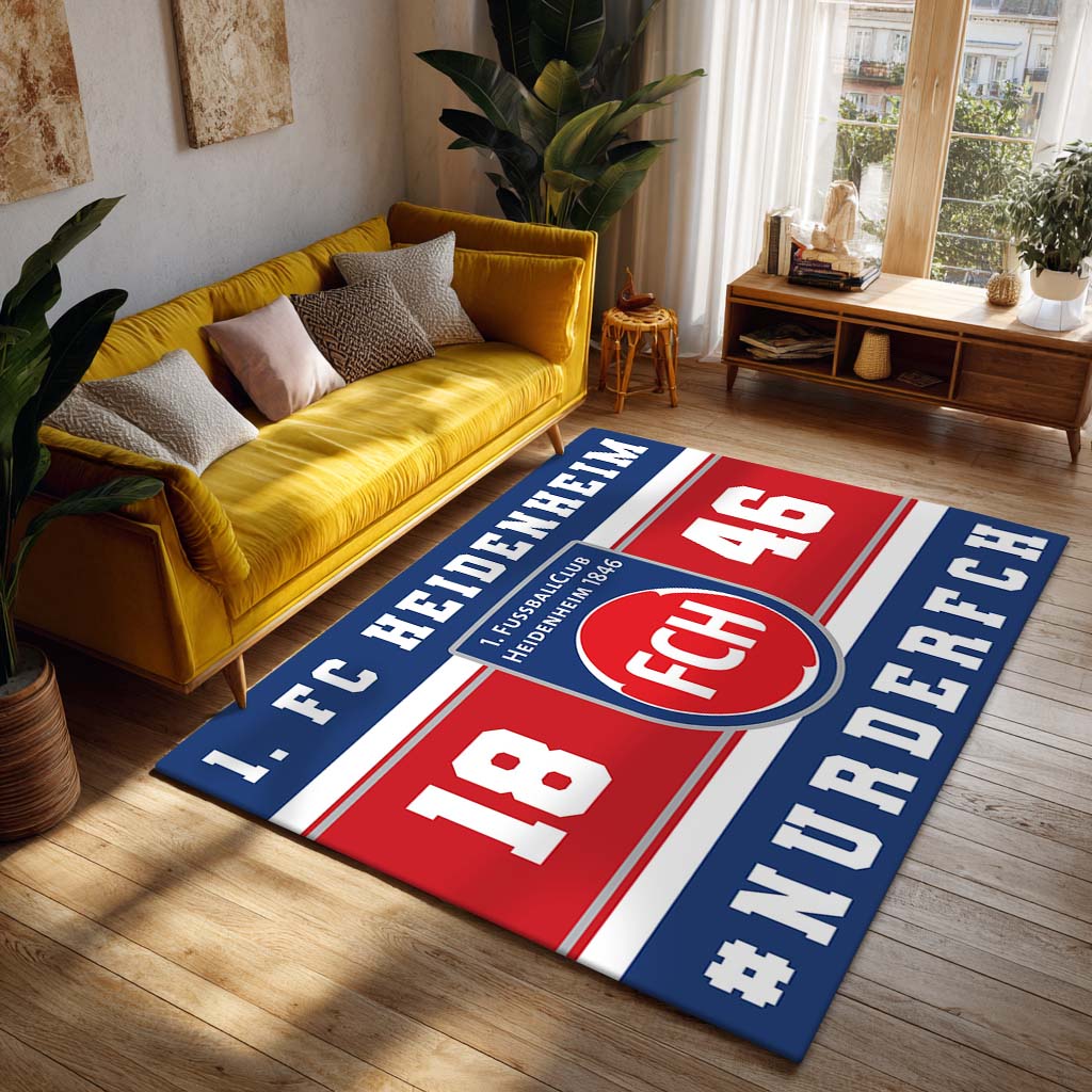 1. FC Heidenheim - FCH Teppich 02 - Teppich für Fans 2