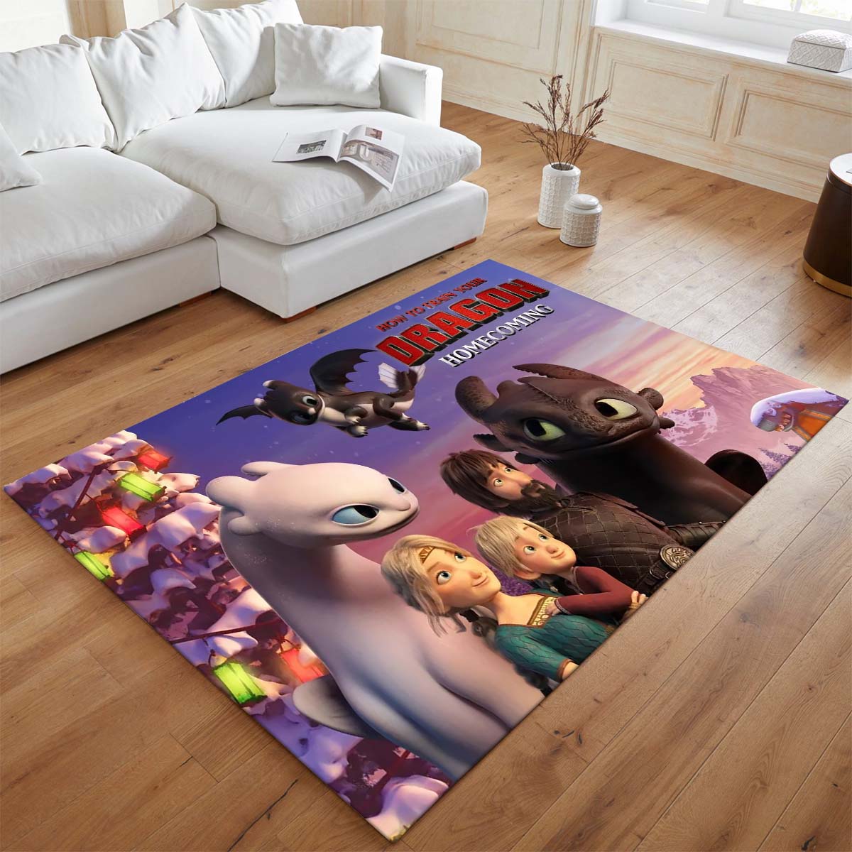 Drachenzähmen leicht gemacht – Alle Charaktere 3 - Dragons Teppich - TOK 2