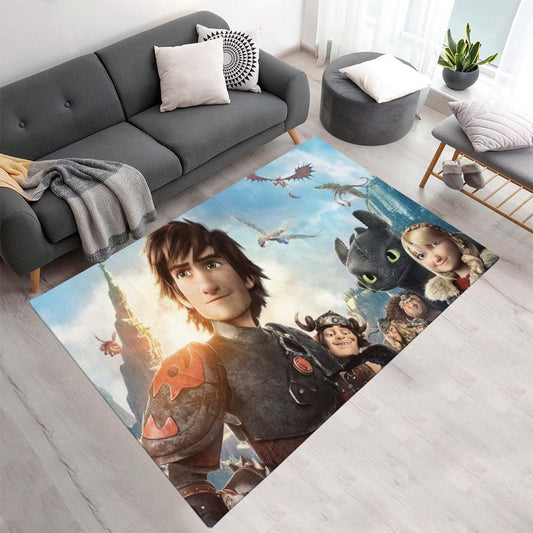 Drachenzähmen leicht gemacht – Alle Charaktere 5 - Dragons Teppich - TOK