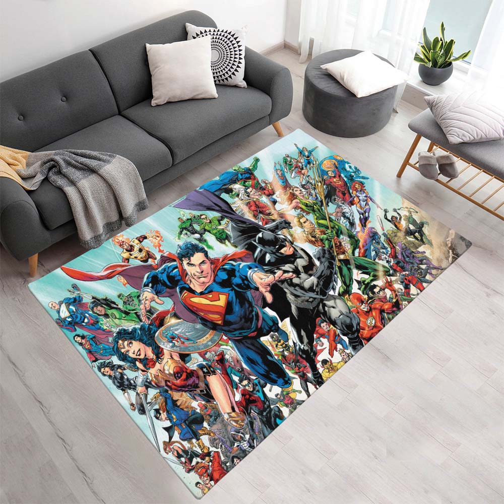 Justice League Alle Charaktere 17 Teppich - TOK