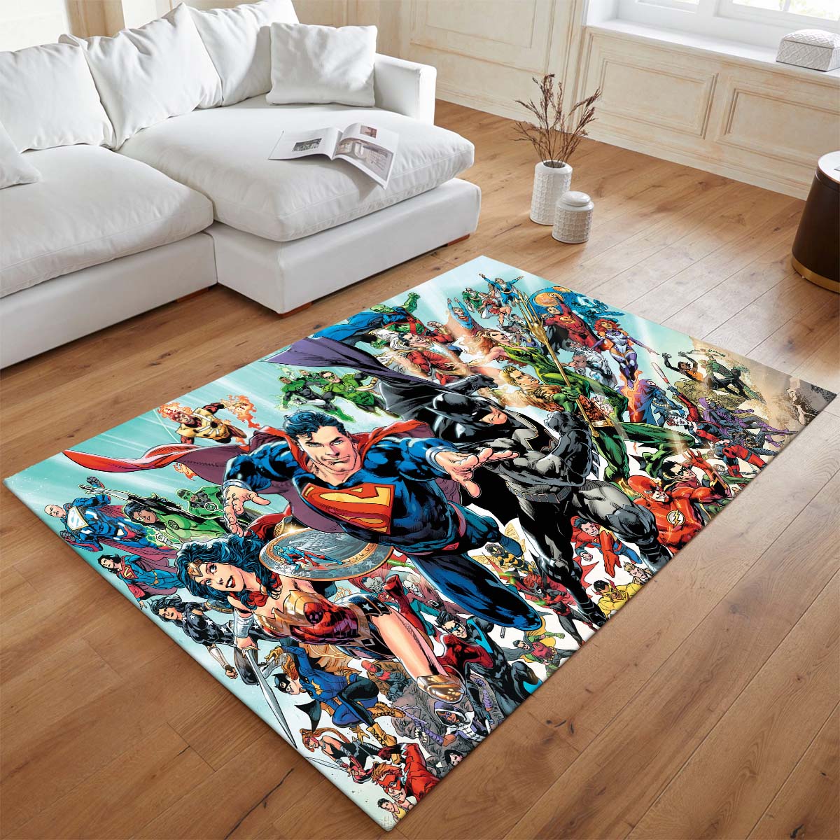 Justice League Alle Charaktere 17 Teppich - TOK 2