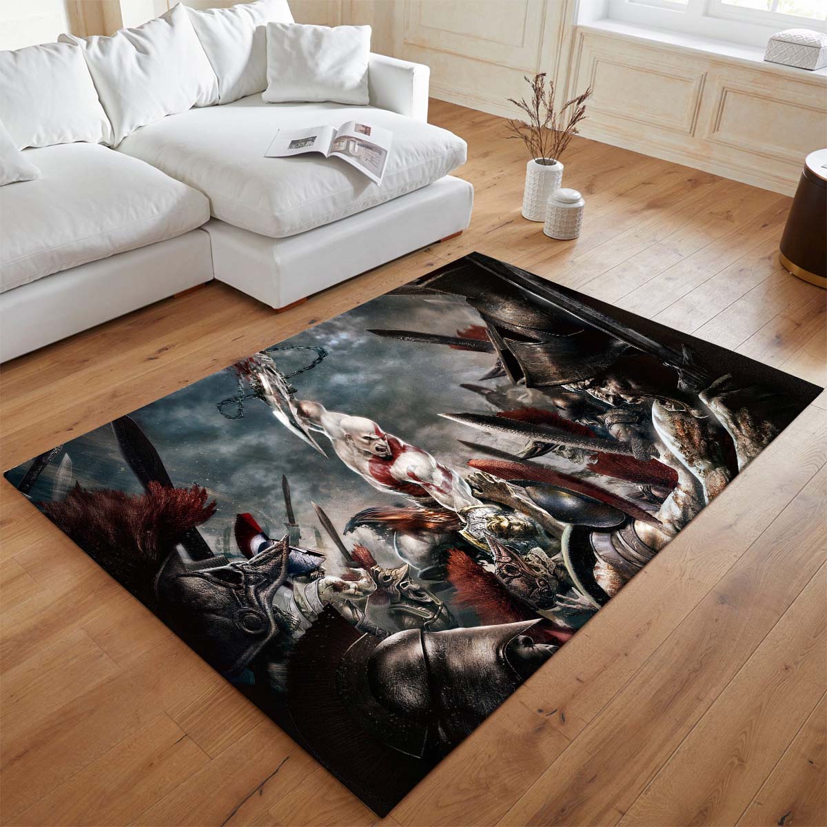 Kratos ein spartanischer Krieger Gegen alle Teppich - TOK 2