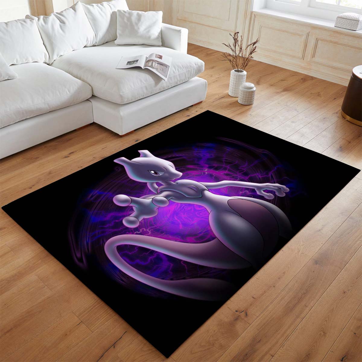 Mewtu Pokémon - Mewtwo Pokemon 3 Teppich - TOK 2