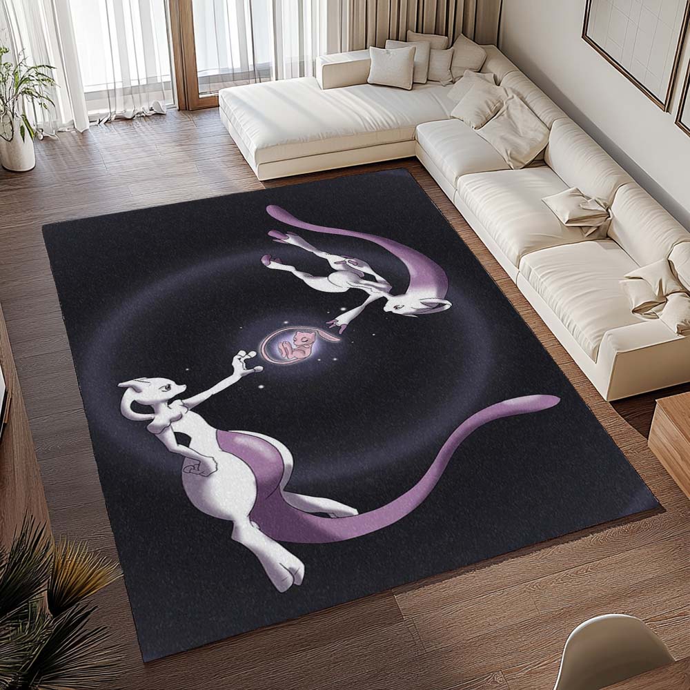 Mewtu Pokémon - Mewtwo Pokemon 8 Teppich - TOK 2