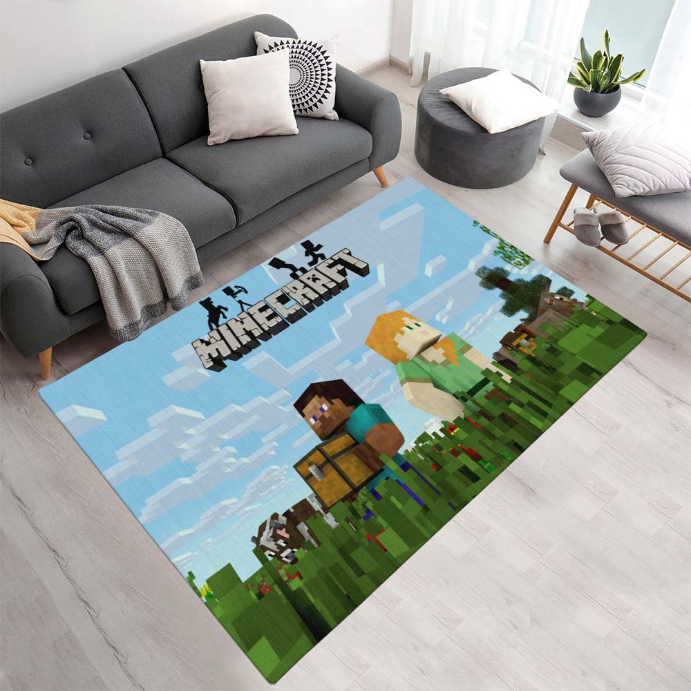 Minecraft Klassischer Steve mit Alex Teppich - TOK