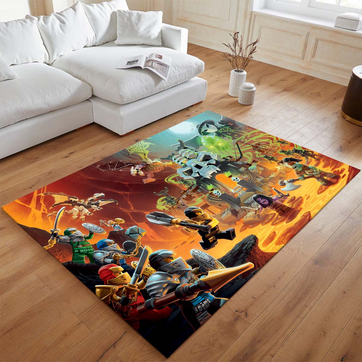 Ninjago Alle Charaktere 1011 Teppich - TOK 2