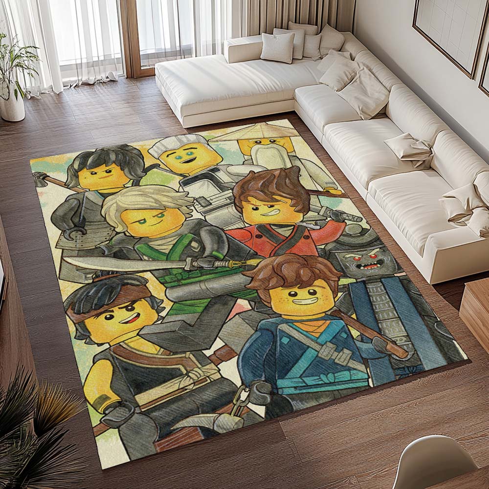 Ninjago Alle Charaktere 1015 Teppich - TOK 2