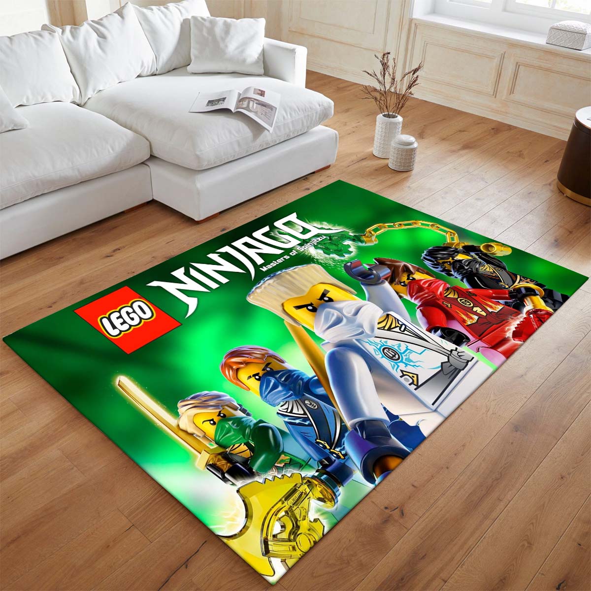 Ninjago Alle Charaktere Kampf 1013 Teppich - TOK 2