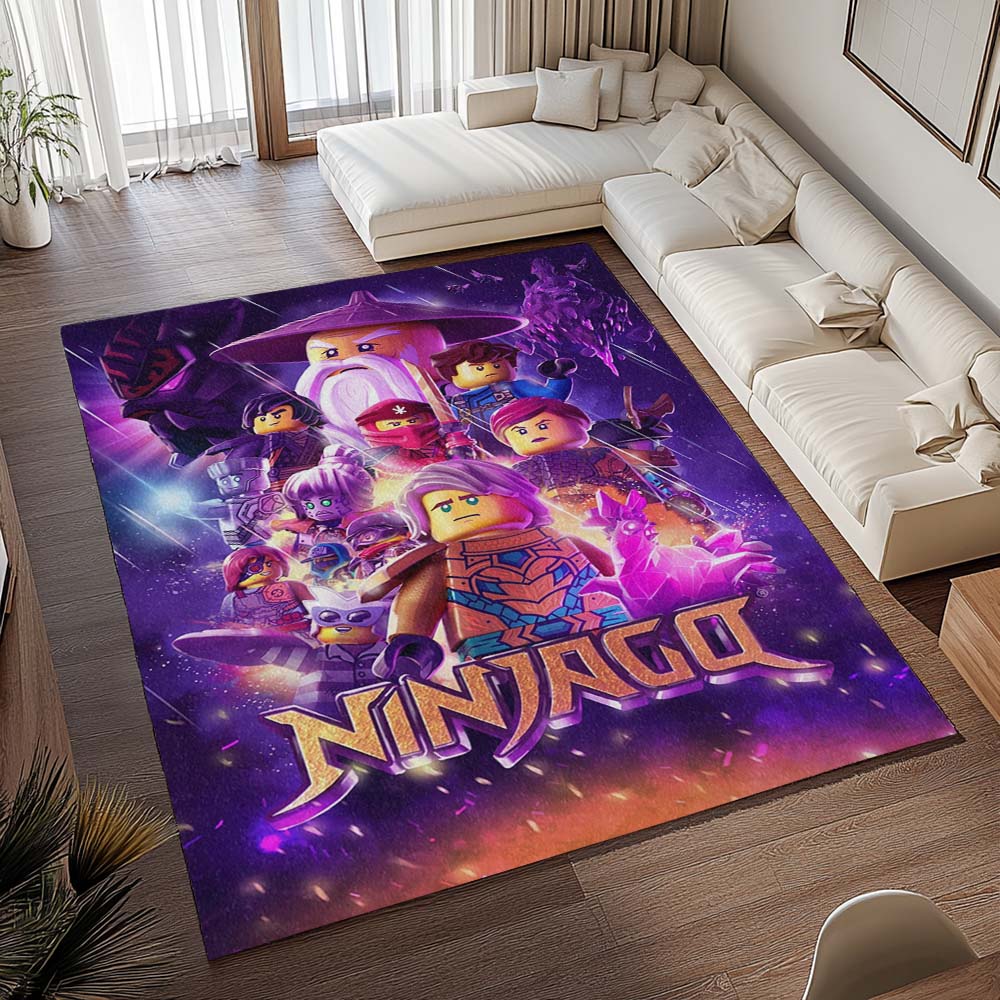 Ninjago Alle Charaktere Kampf 1017 Teppich - TOK 2
