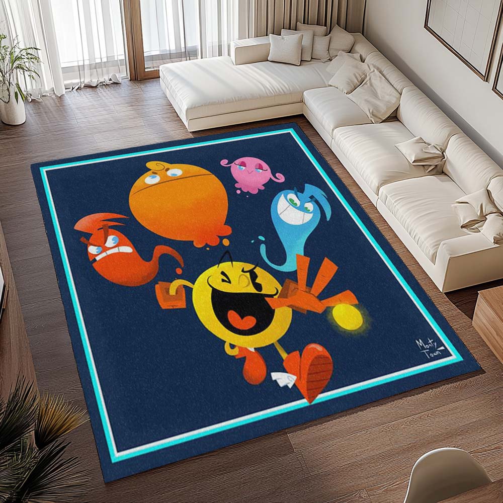 Pac-Man und Geister Teppich - TOK 2