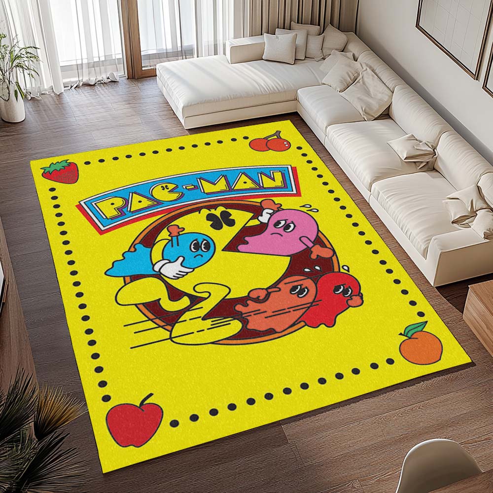 Pac-Man frisst Geister im Spiel Teppich - TOK 2